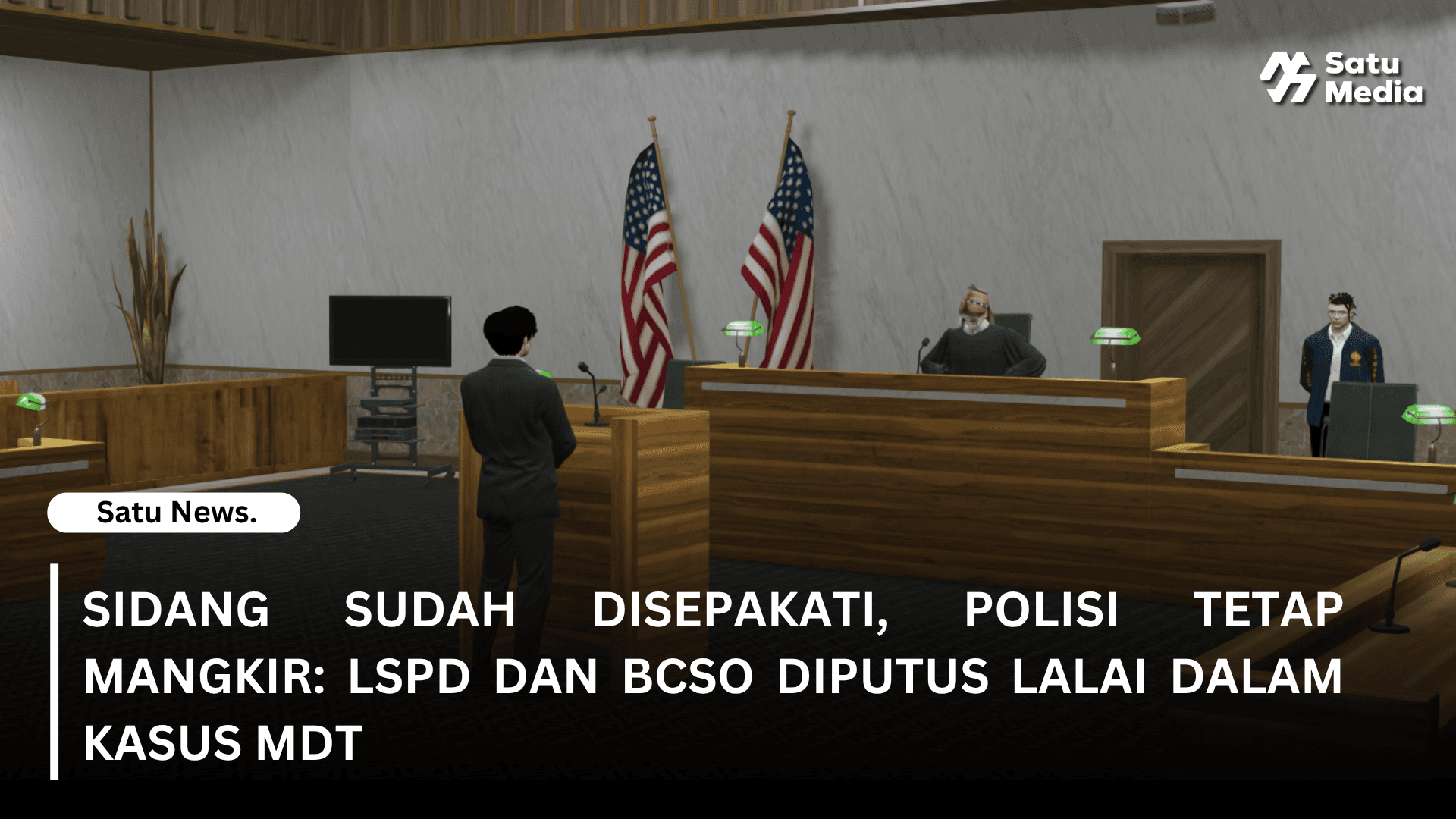 Sidang Sudah Disepakati, Polisi Tetap Mangkir: LSPD dan BCSO Diputus Lalai dalam Kasus MDT