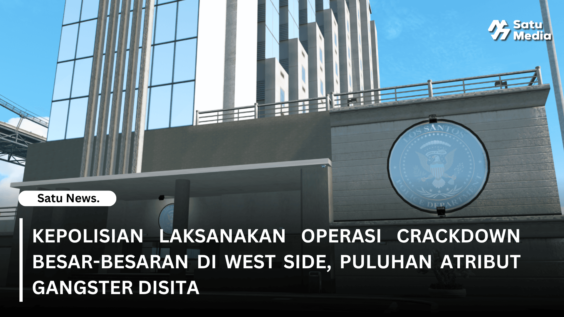 Kepolisian Laksanakan Operasi Crackdown Besar-Besaran di West Side, Puluhan Atribut Gangster Disita