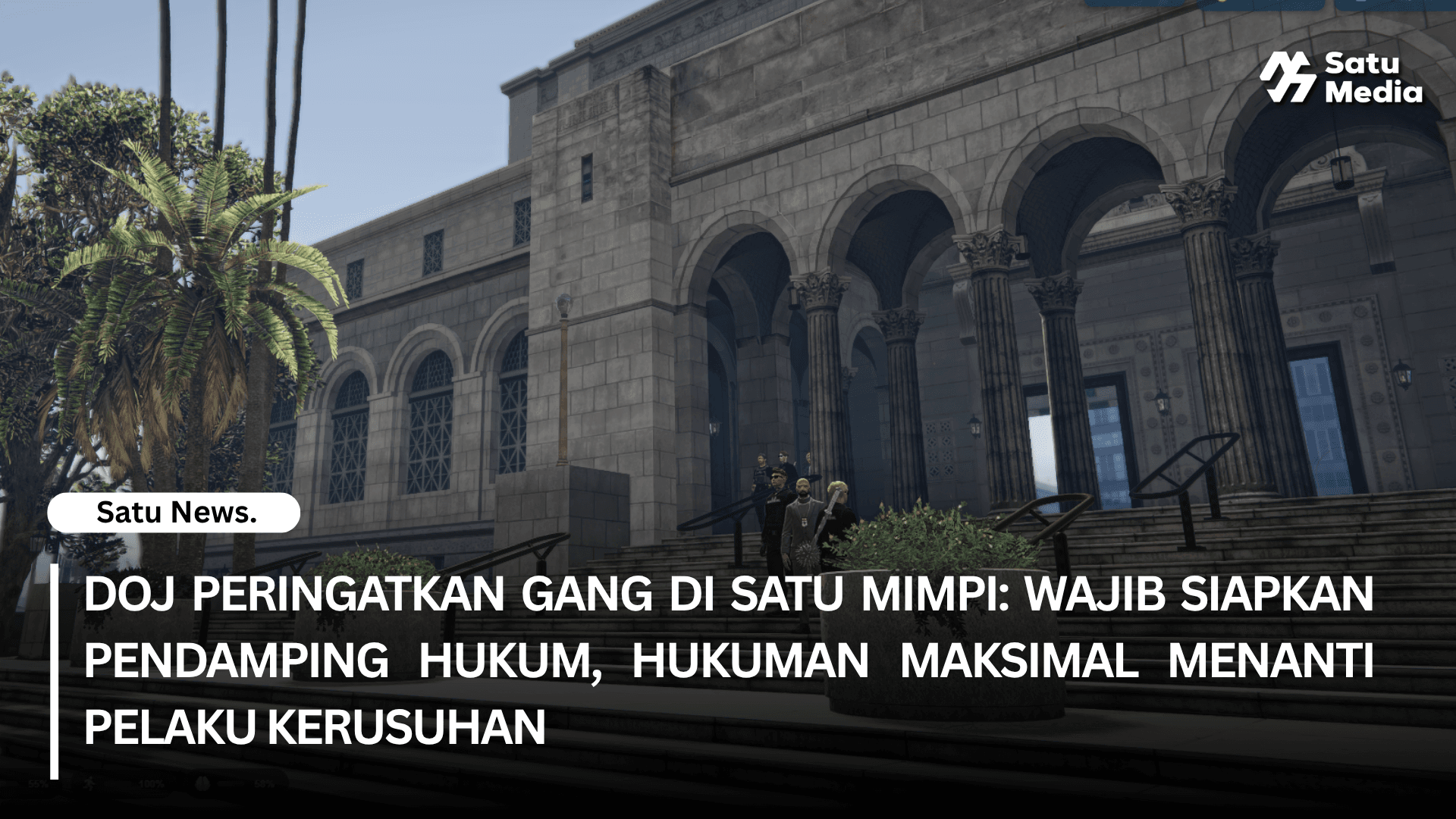 DOJ Peringatkan Gang di Satu Mimpi: Wajib Siapkan Pendamping Hukum, Hukuman Maksimal Menanti Pelaku Kerusuhan
