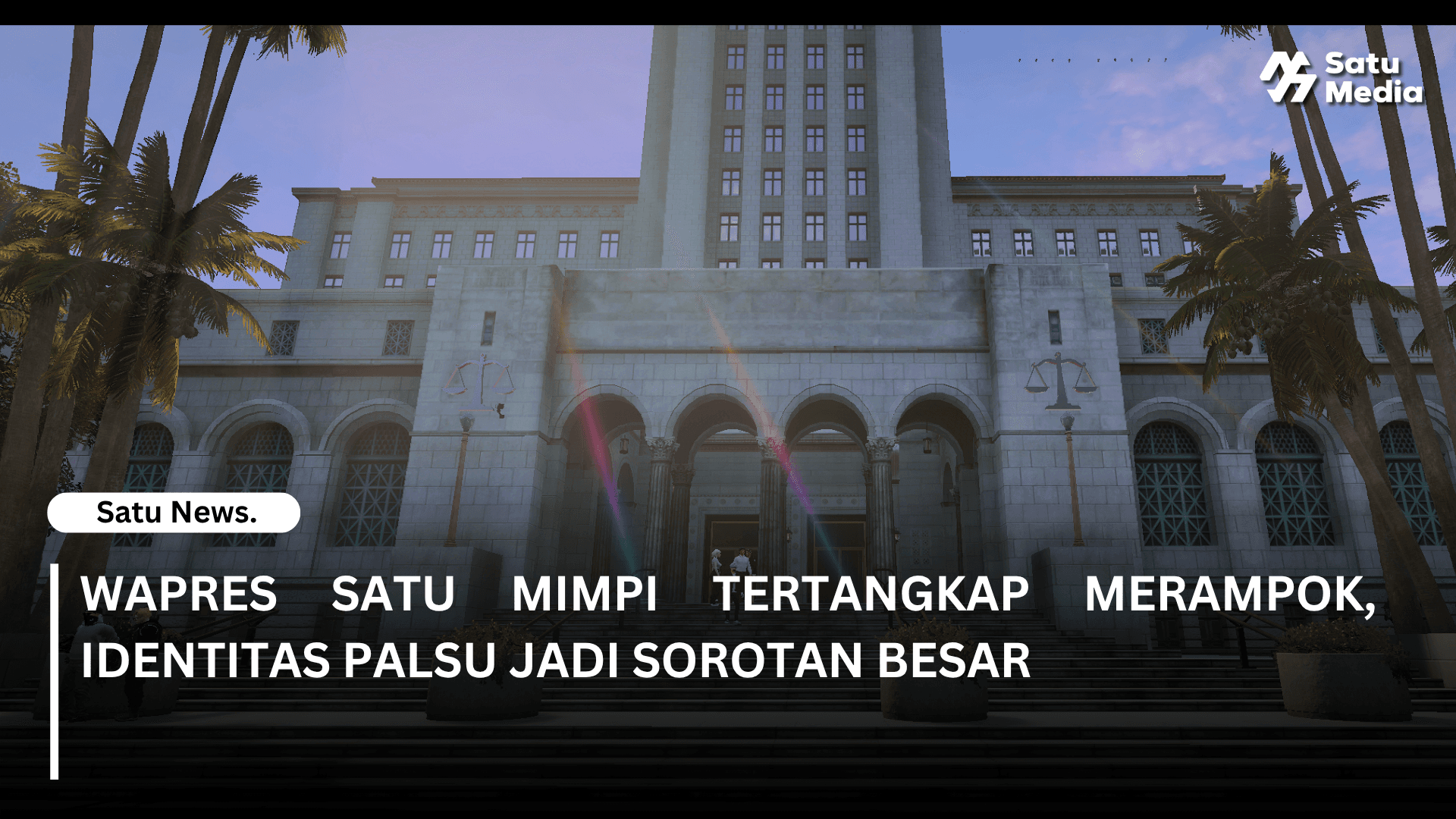 Wapres Satu Mimpi Tertangkap Merampok, Identitas Palsu Jadi Sorotan Besar